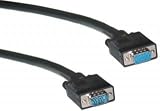 HD15 (SVGA) Male / HD15 (SVGA) Female, Coaxial, No Ferrite, Black, 50 ft