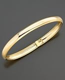 18k Gold Over Sterling Silver Bangle