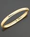 18k Gold Over Sterling Silver Bangle