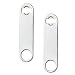 New, Heavy-Duty Flat Bottle Opener, Bartender Bar Bottle Opener, Speed Bottle Opener, Stainless Steel, Set of 2