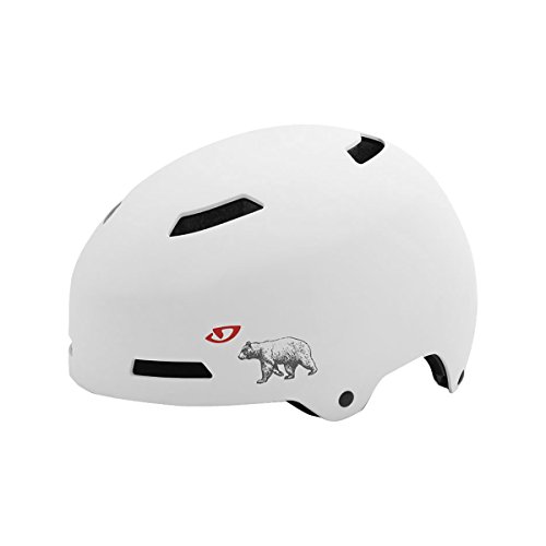 Giro-Youth-Dime-Matte-White-CA-Bear--S