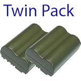 Premium Quality -Twin Pack- 2x Canon BP-511 Compatible Digital Camera Battery For CANON EOS 10D, EOS 20D, EOS 300D (Digital Rebel), EOS 30D Digital, EOS 40D , EOS 50D , EOS 5D, EOS D30, EOS D60 - I-Luv-life