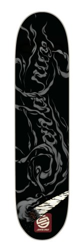 Childrens Toyshop  Toys : Santa Cruz Skateboards Signature Smoke Skateboard Deck (7.7 x 31.4)