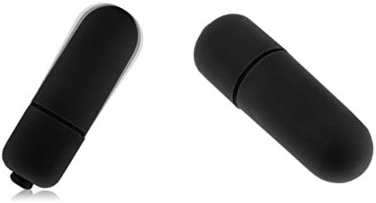 Vibro Sage Mini Black Vibrating Relaxing Massager Bullet (Set of 4, Black)