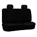 FH-FB050114 Flat Cloth Car Seat Covers Black Color