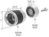CRL Chrome Plated Shower Door Knob