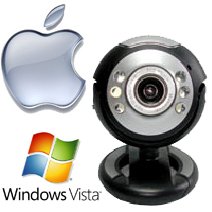 Skype  5.2M webcam web cam Apple MAC OS X Leopard