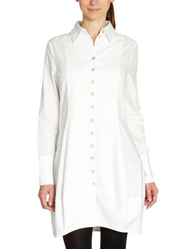 Lana naturalwear Damen Bluse 112 2283 5070 Bluse Alyssa, Gr. 40/42 (M), Wei&szlig; (weiss 301) Preisvergleich
