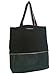 Victoria's Secret Tote Shopping Travel Bag Glitter Black Yellow Large School Beach