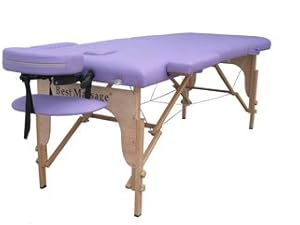 New Purple PU Portable Massage Table w/Free Carry Case U1 Chair Bed Spa Facial