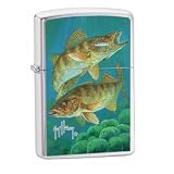 Brushed Chrome, Guy Harvey Walleye - Animals