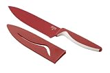 Kuhn Rikon Colori Nonstick Chef's Knife, Red