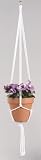 Macrame Plant Hanger (PH300-WH) 6 each