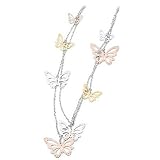 brosway ブロスウェイ FANTASY Neckalce ネックレス - 8 butterflyes/5 gold plated FS03の画像