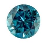 1/5 Carat Total Weight Round Brilliant Cut Loose Blue color loose Diamond 3.75 mm