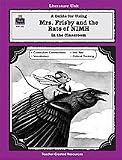 TEACHER CREATED RESOURCES LIT UNIT MRS. FRISBY - RATS OF NIMHINTERMEDIATE