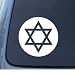 STAR OF DAVID - Jewish Hebrew - Car, Truck, Notebook, Vinyl Decal Sticker #1197 | Vin...
