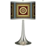 IMAGE OF Stacy Garcia Tiber Medallion Garnet Trumpet Table Lamp
