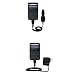 Essential Kit for the Creative Zen Vision M - includes Car and Wall Charger with Rapid Charge Technology - Gomadic Brand w/ TipExchange Technology