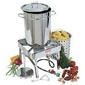 Bayou Classic 1195 Stainless-Steel 32-Quart Turkey-Fryer Kit with Stainless-Steel Burner