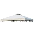 Kurtis Harrington Outdoor Garden Deluxe Gazebo Replacement Canopy - Cream