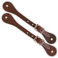 WEAVER DARK OIL LEATHER WESTERN SPUR STRAP