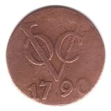 1790 Netherlands East Indies Duit Coin KM#111.1