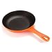 Le Creuset Cast Iron Satin Black Interior Omelette Pan, Volcanic, 20 cm
