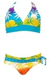 Hawaiian Rainbow Girls Two Piece Banded Bikini Swimsuit - Women