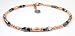 Jewelry : January Garnet Handmade Copper Birthstone Beaded Anklets