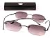 Sun-Reader, Rimless Reading Glasses by Seeqa- Black, +1.50