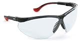 Uvex S3300 Genesis XC Safety Eyewear, Black Frame, Clear Ultra-Dura Hardcoat Lens