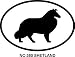 SHETLAND Oval Bumper Sticker