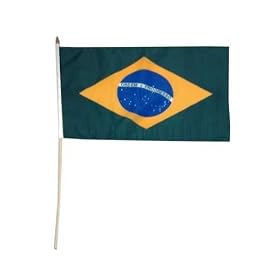 Brazil Flag 12 x 18 inch