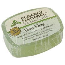 Glycerine Bar Soap - Aloe Vera, 4 oz (4 Pack)