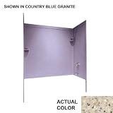 Swanstone SSIT-60-3 Tub Wall Kit with Integral Trim, Bermuda Sand