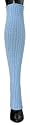 Leg Warmer: Sky Blue Krinklespun with Lycra & Nylon, 18 Inches Long by KD Dance, Super Stretch - Made in America