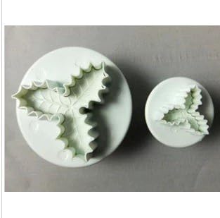 2Pcs/Set Leaves shape For Cake Decorating Cookie Cutter, Candy Cupcake Sugar Tools Decorating