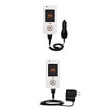 Essential Kit for the Sony Ericsson W900i – includes Car and Wall Charger with Rapid Charge Technology – Gomadic Brand w/ TipExchange Technology