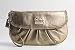 Coach Amanda Capacity Wristlet Clutch Bag Metallic Gold