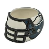 Pack of 2 NFL Philadelphia Eagles Multi-Functional Mini Ceramic Helmet Bowls 5"