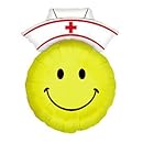 Betallic 85197 Smiley Nurse Shape Foil Flat Balloon, 28"