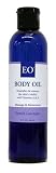 EO Body Oil for Massage & Moisture, French Lavender, 8-Ounce Bottles (Pack of 2)
