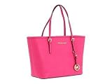 Michael Kors Jet Set Travel Small Pink Zinnia Tote