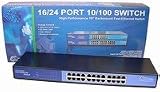 Switch, 10/100, 24-Port, Autosensing, Rackmount, Metal, Connectgear*