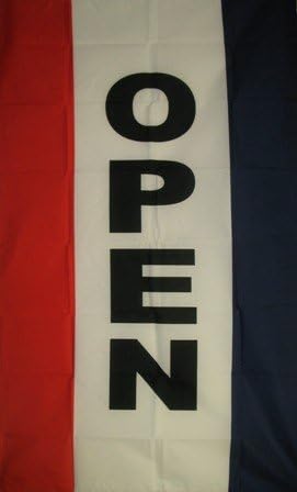 3x5 Foot Message Flag Open Vertical