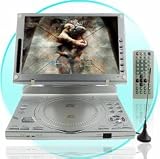Portable DVD Player + TV - 8.4 Inch Screen - Plays MP3 MP4 DivX Great reviews from around the world