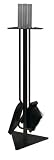 Kamino-Trend 337200 Kaminbesteck 4-teilig, schwarz