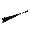 Alu Antenne vom Typ 16 Klassik in Schwarz, geeignet f�r M5 M6 - Gewinde