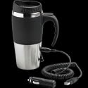 Heated Travel Mug - 12V and USB Compatible - Red (Red) (7.6"H x 3"W x 3"D)